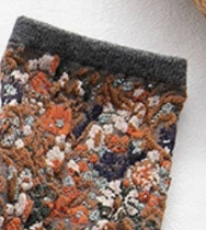 Vintage Floral Fest Socks