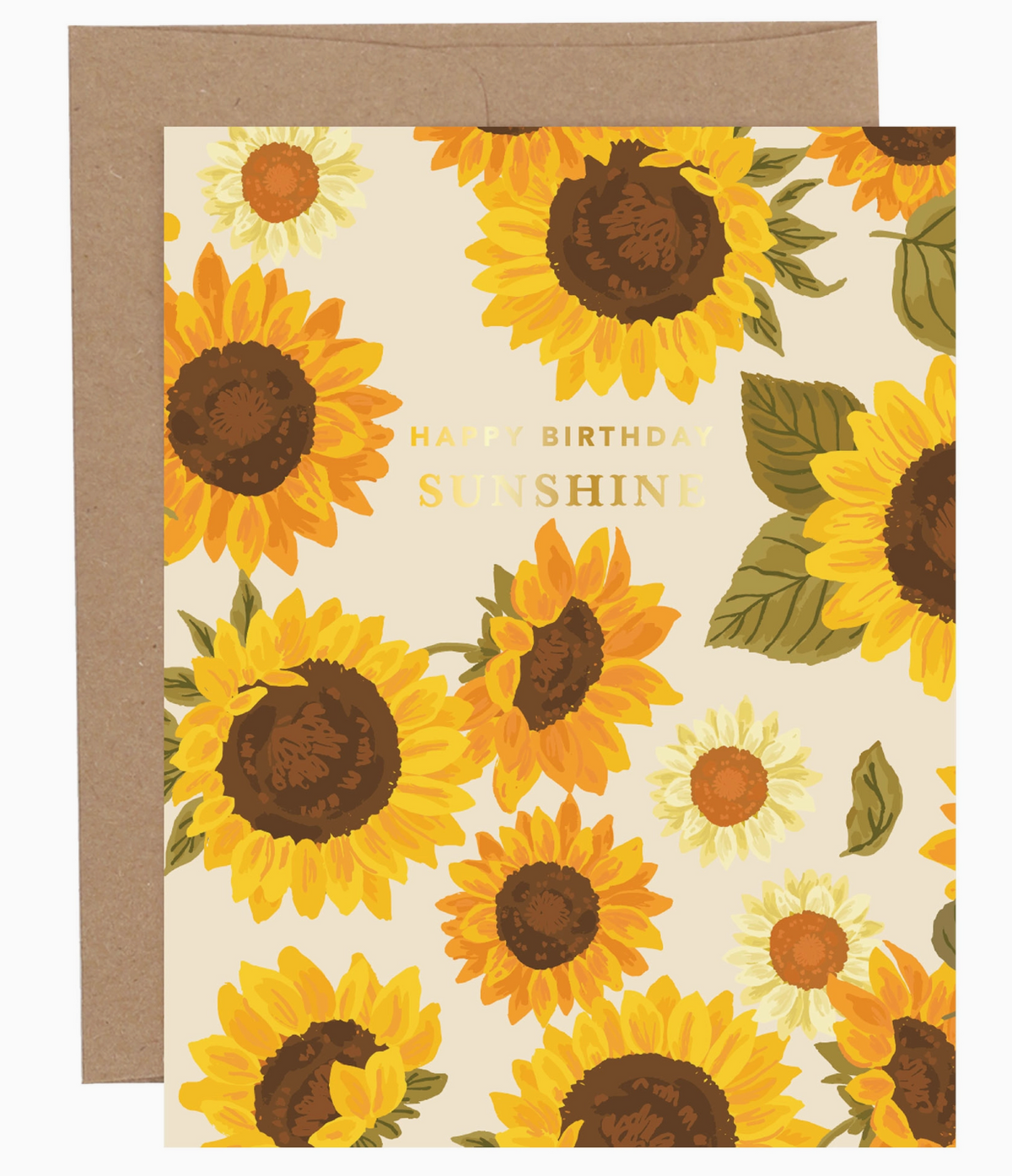 Happy Birthday Sunshine Sunflower Card