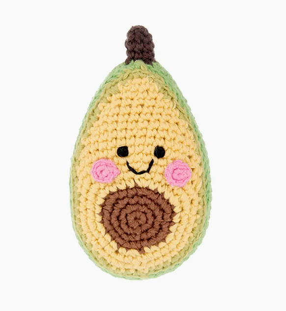Playful Veggies Crochet Rattles