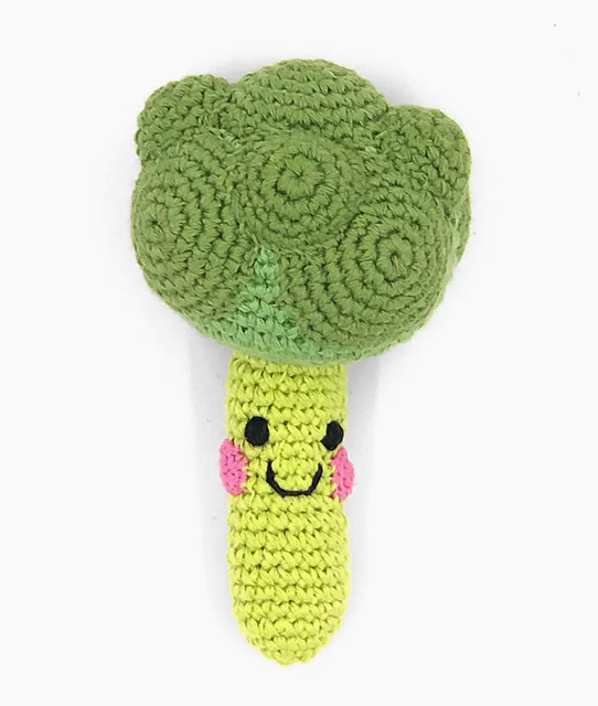 Playful Veggies Crochet Rattles