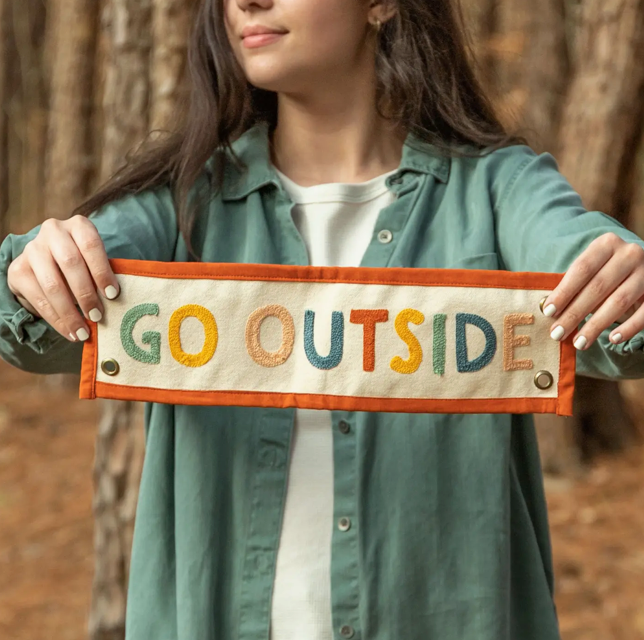 Go Outside Canvas Banner