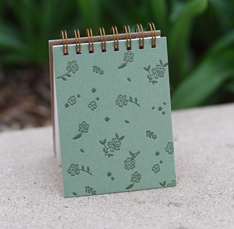 Scattered Flowers Mini Jotter