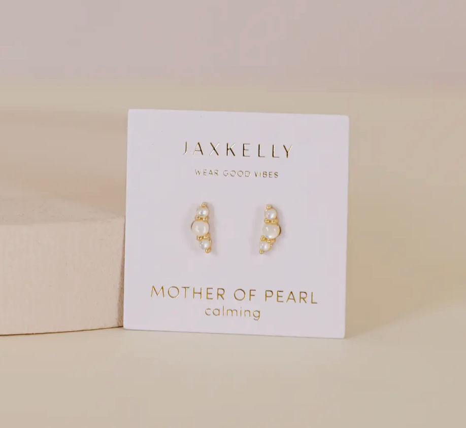 Crescent Gold Earrings