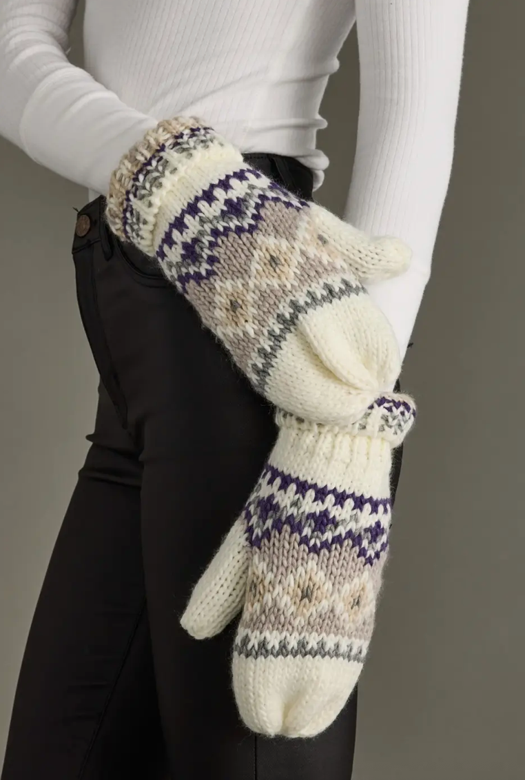 Patterned Mittens