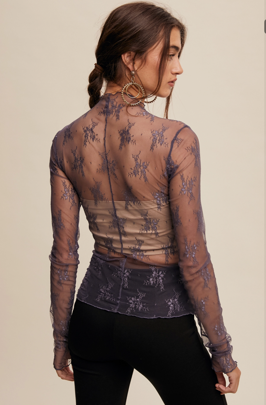 Sheer Lace Top