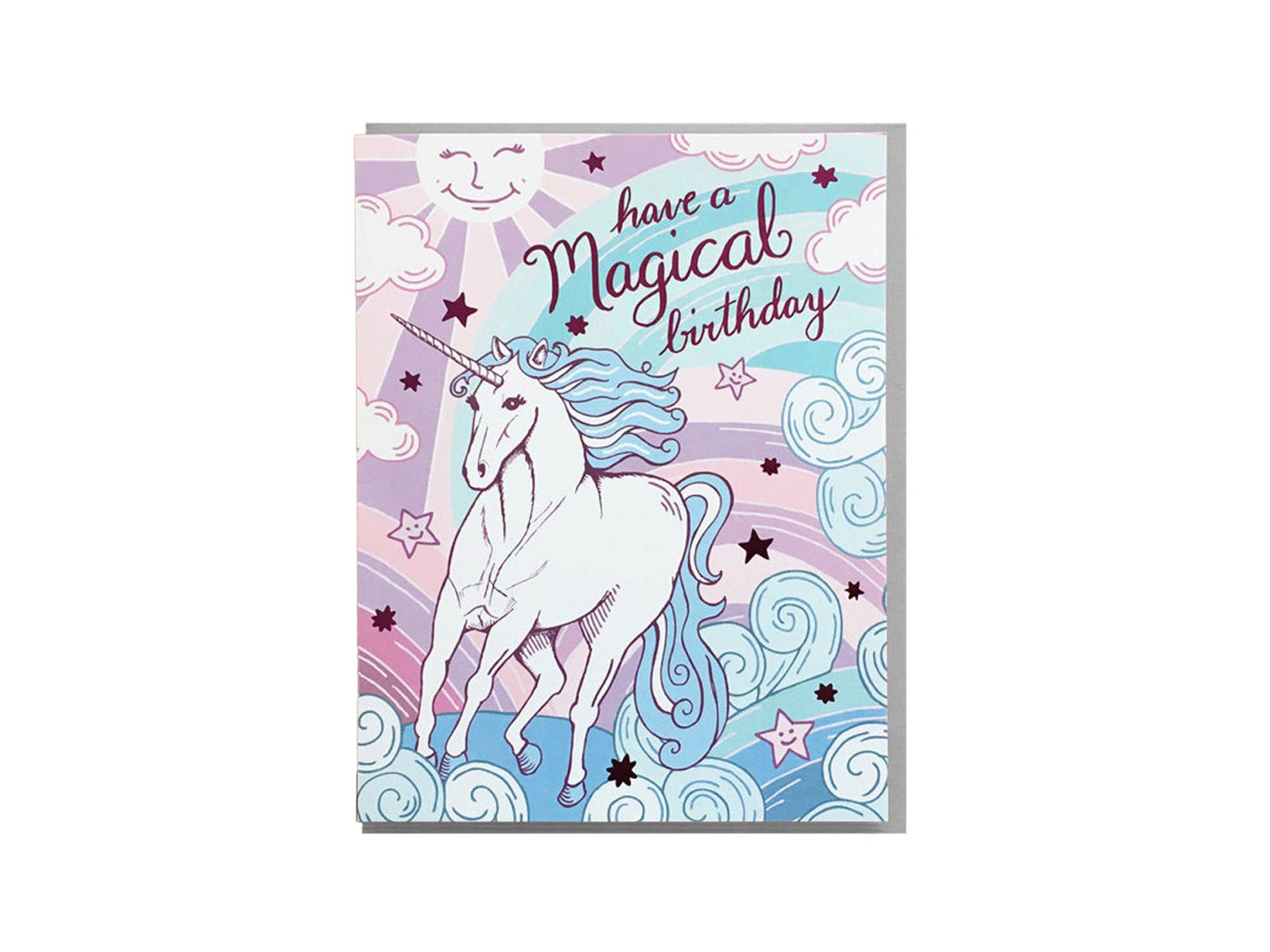 Unicorn Birthday Card