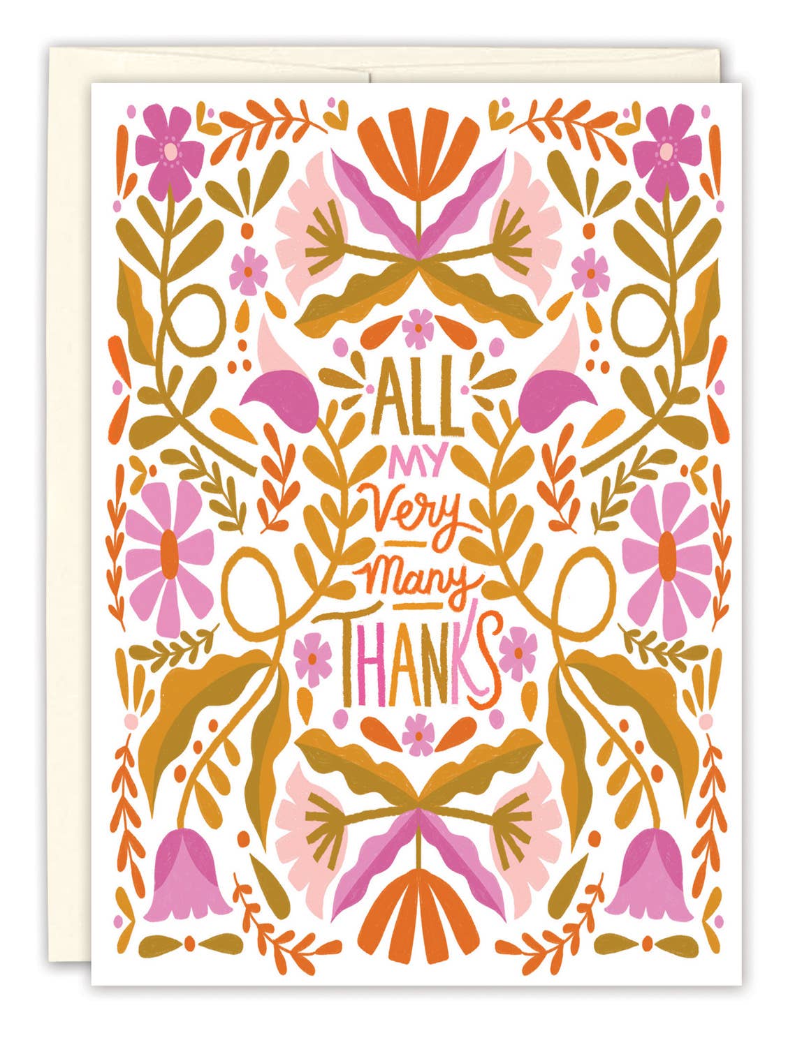 Flowers Thank You Card