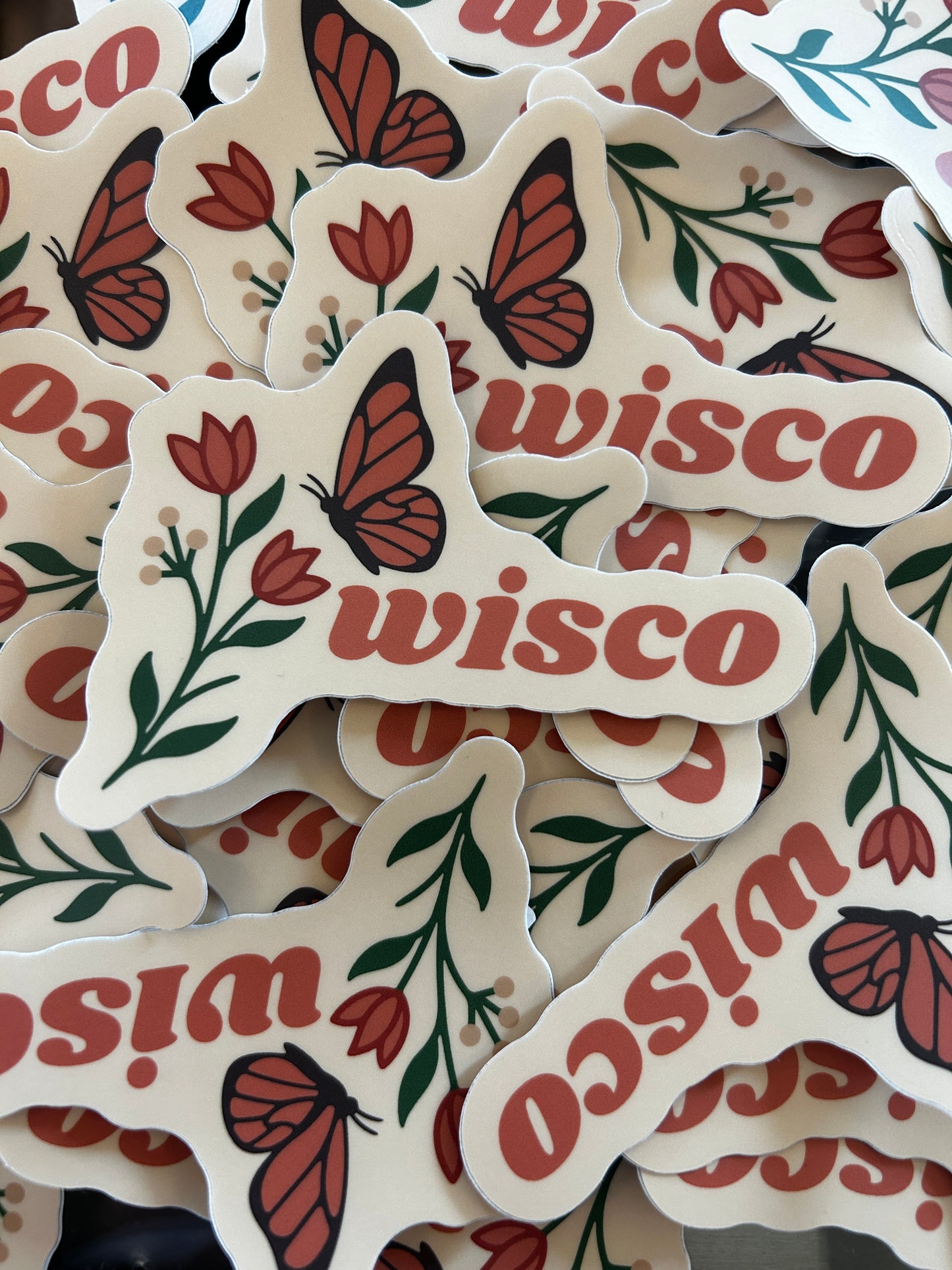 Wisconsin Butterfly Stickers