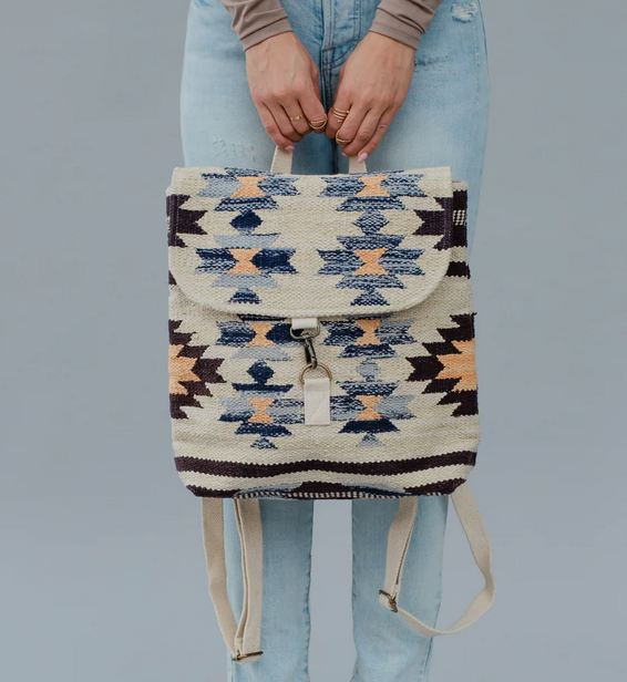 Aztec Woven Backpacks