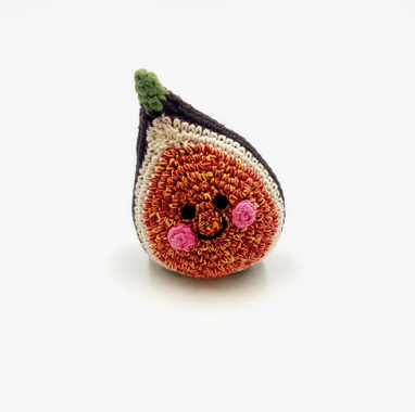 Happy Fruit Crochet Rattle