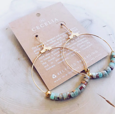 Gemstone Hoop Collection