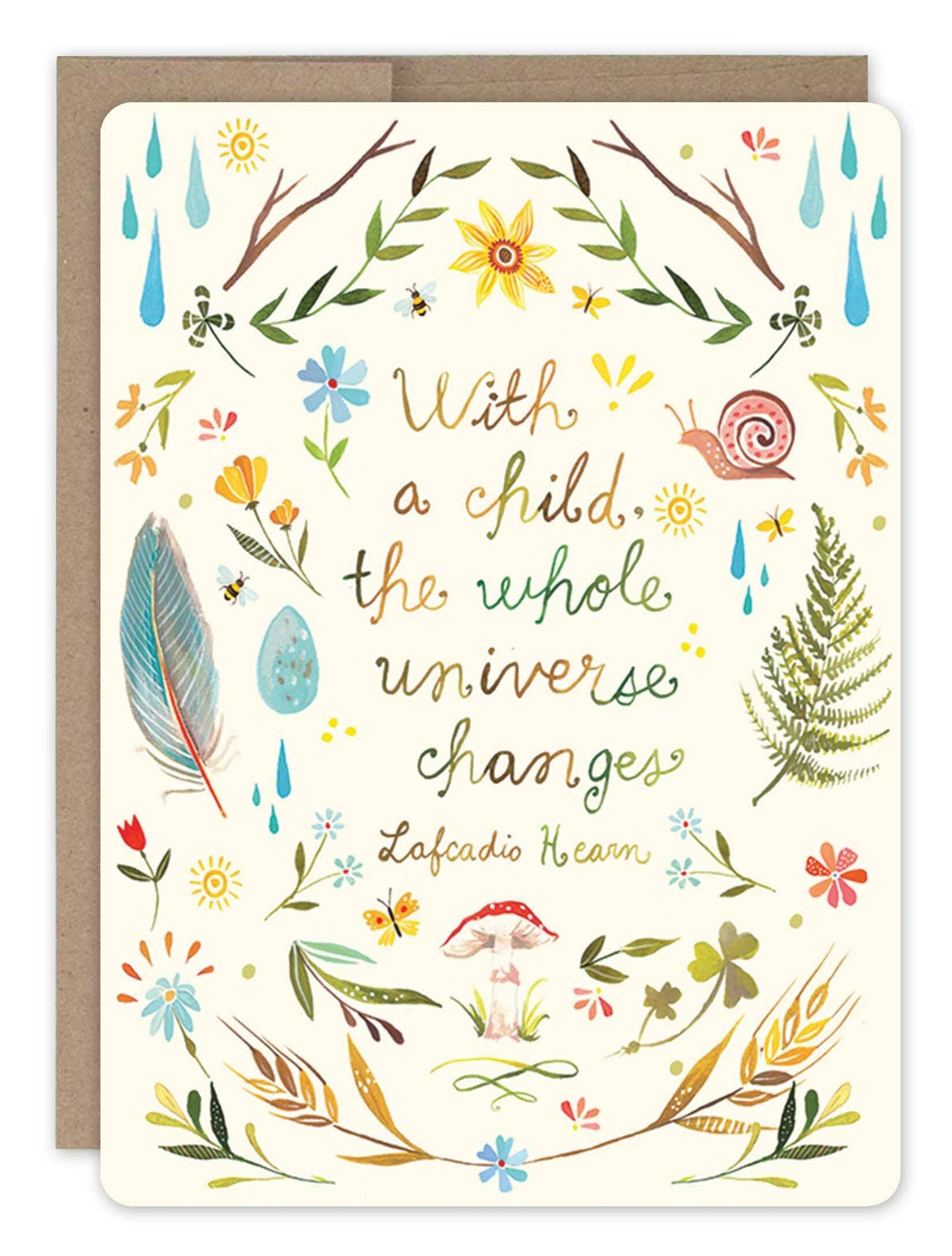 Whole Universe New Baby Card