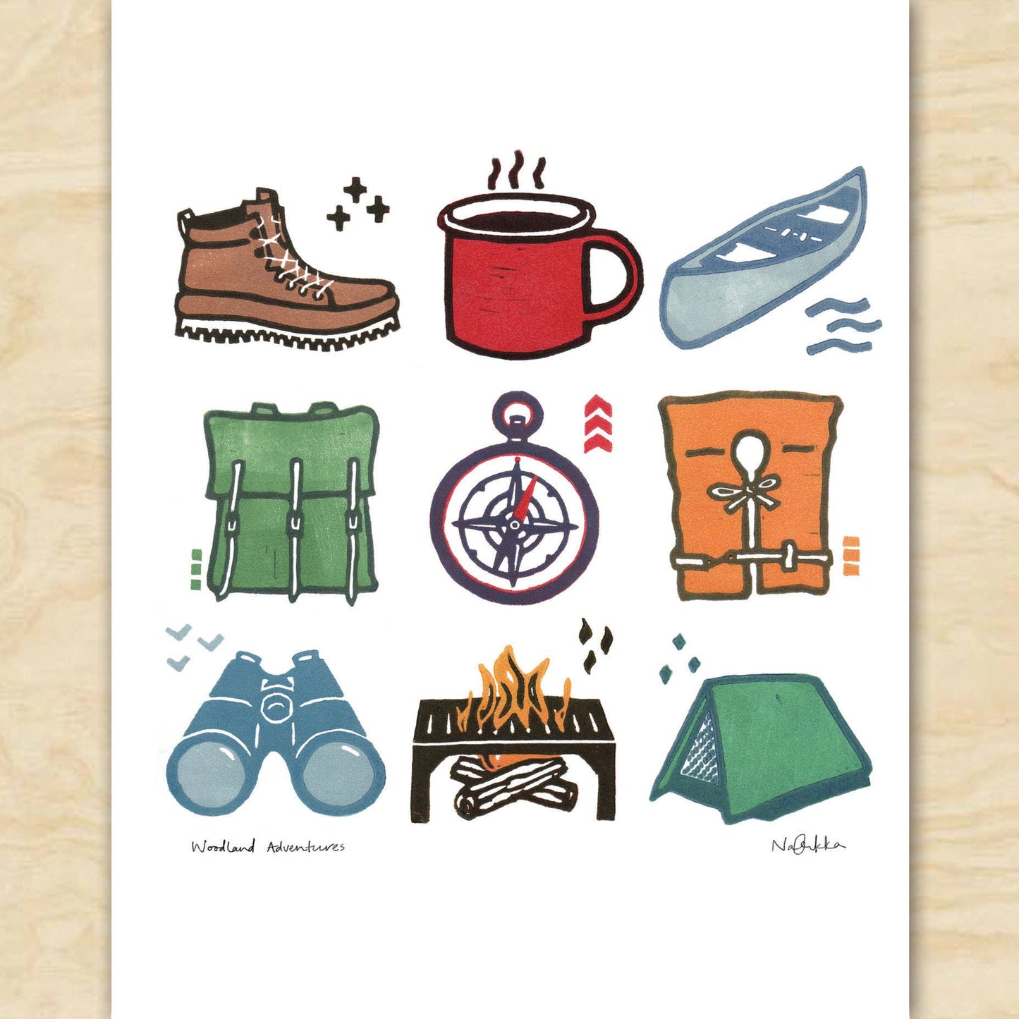Woodland Adventures Print