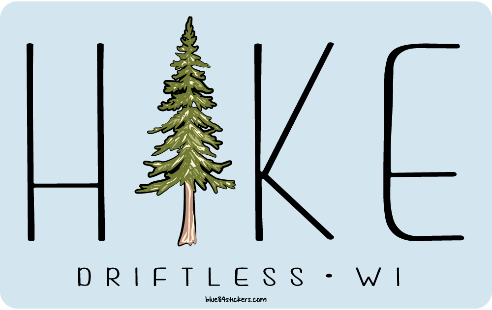 Hike Driftless Sticker