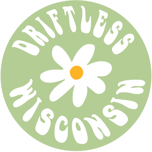 Driftless Flower Mini Sticker