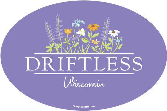 Floral Driftless Sticker