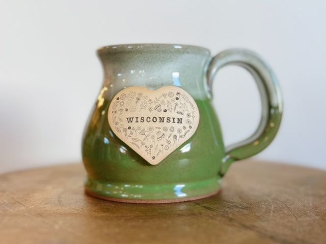 Wisconsin Heart Mug