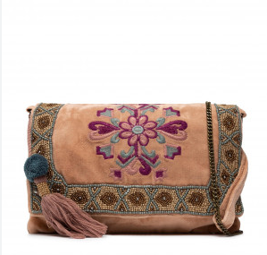 Embroidered Clutch