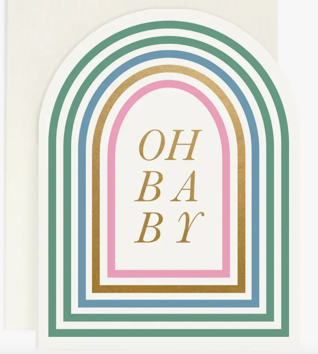 Arched Oh Baby Card