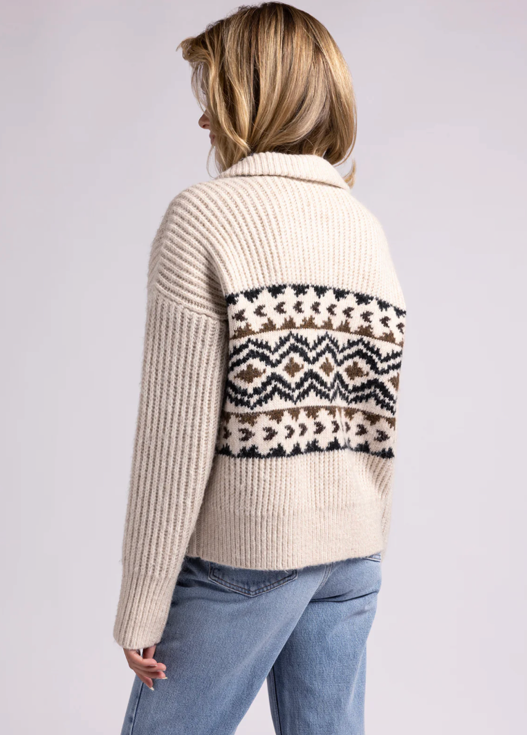 Aztec Polo Sweater