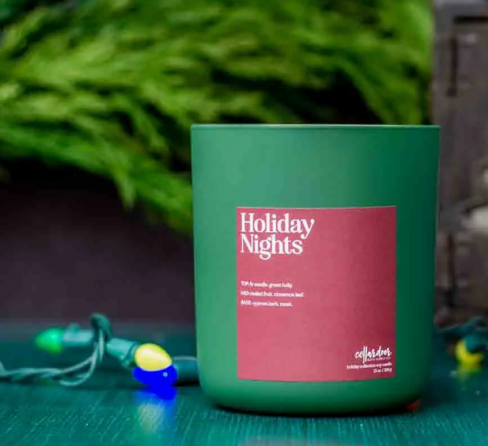 Large Holiday Candles
