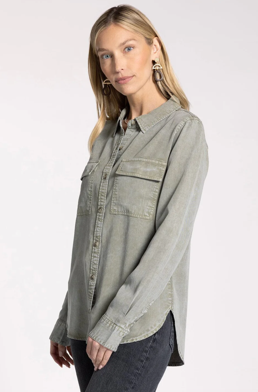 Mountaineer Button Down Top
