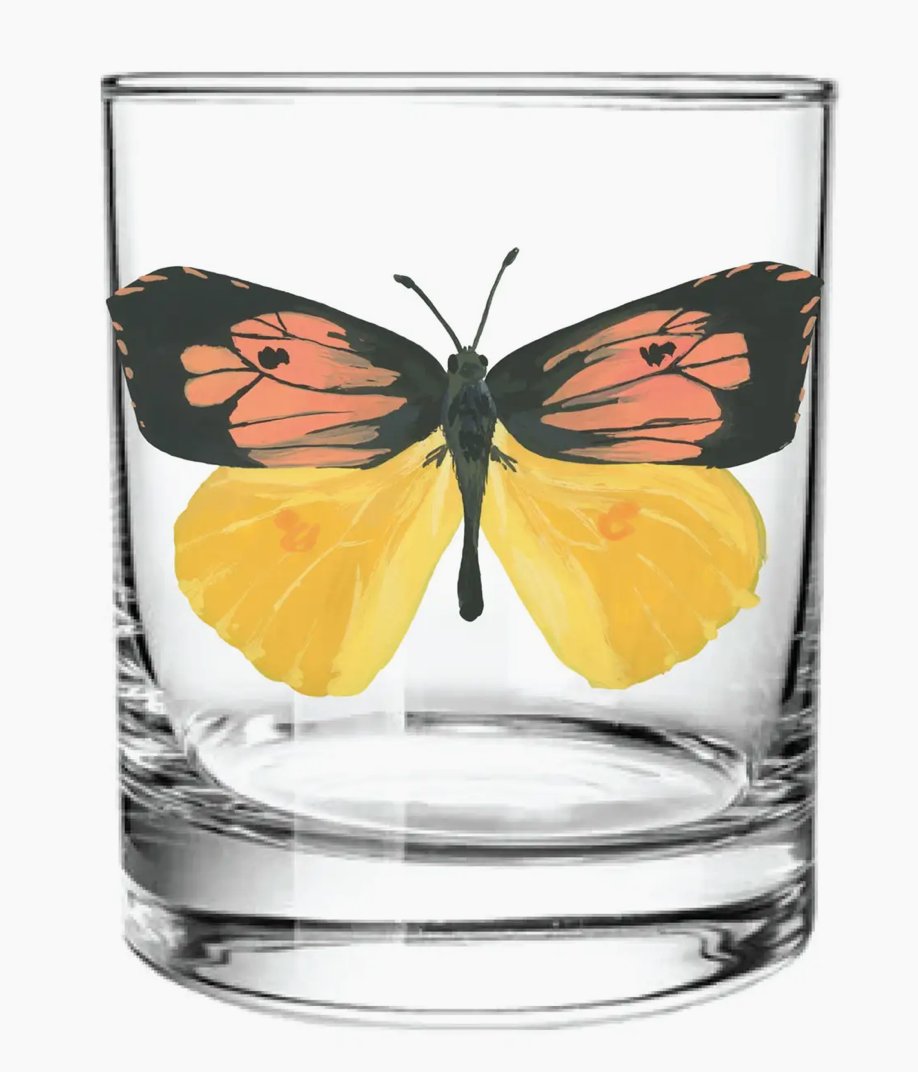 Butterfly Short Juice Glass