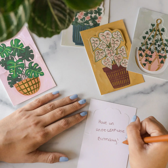 Plants Pop-Up Card Set