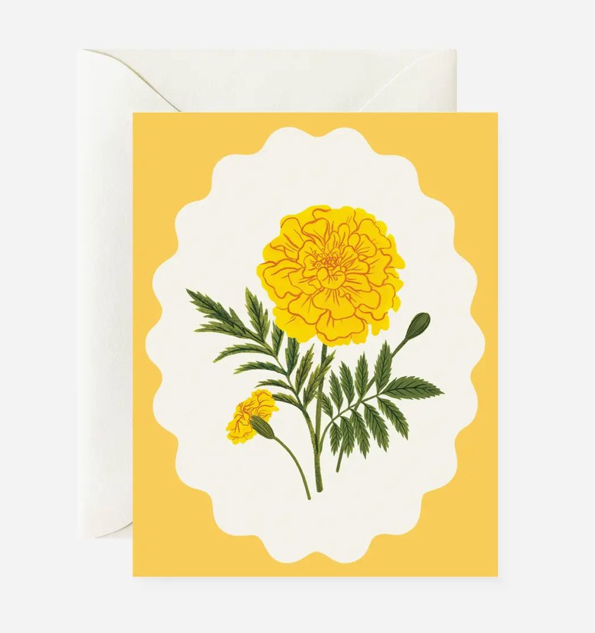 Marigold Greeting Card