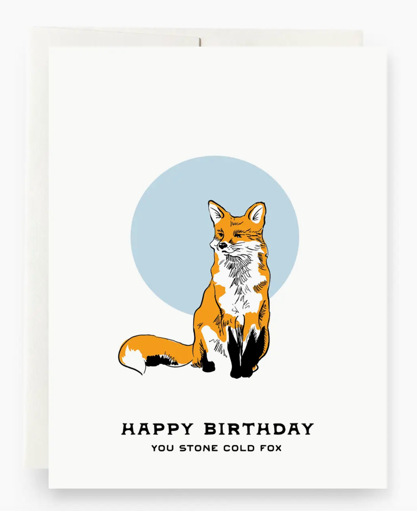 Birthday Fox Card