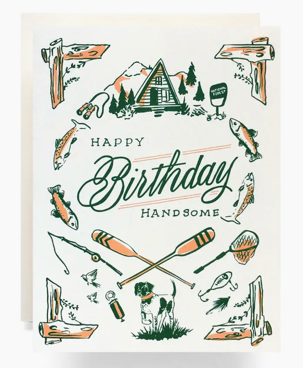 Happy Birthday Handsome Card