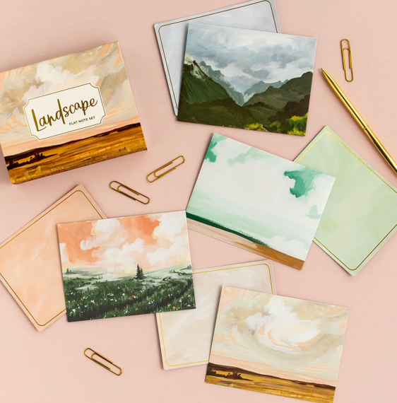 Landscape Flat Note Set