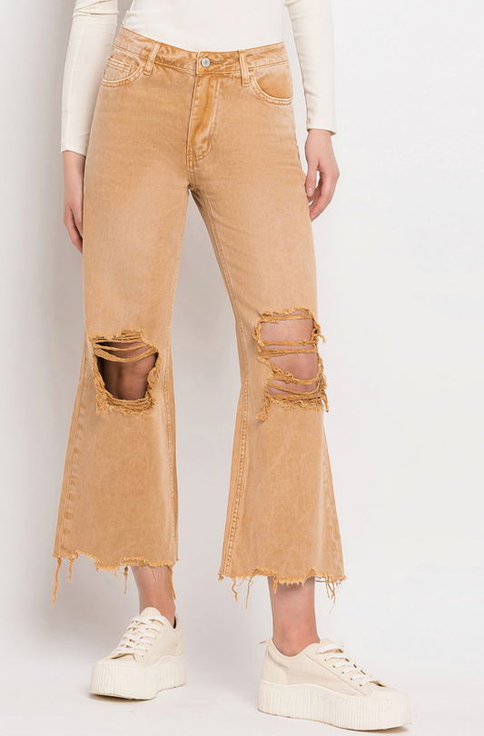 Marinette Crop Flare Jeans