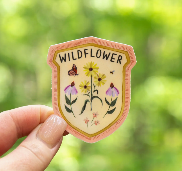 Wildflower Badge Sticker