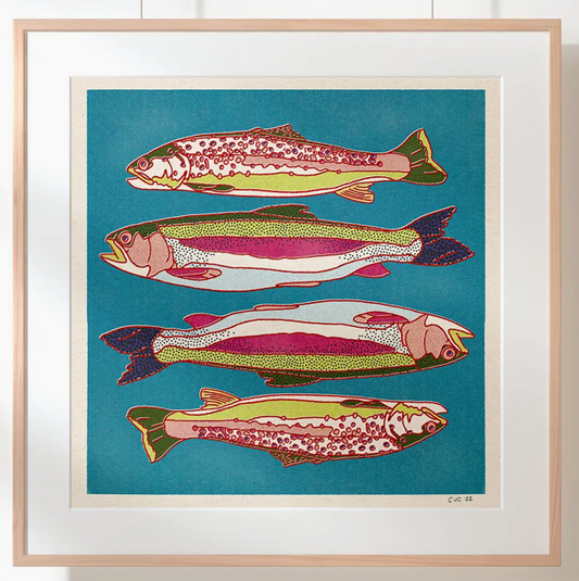 Trout Art Print