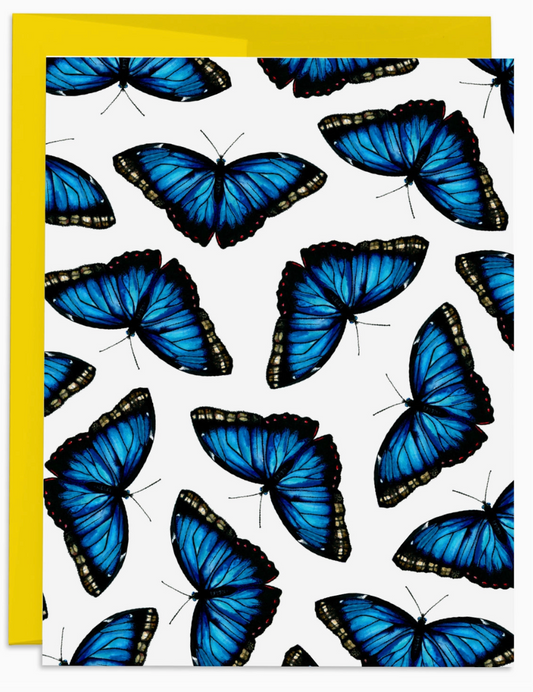 Blue Butterfly Card