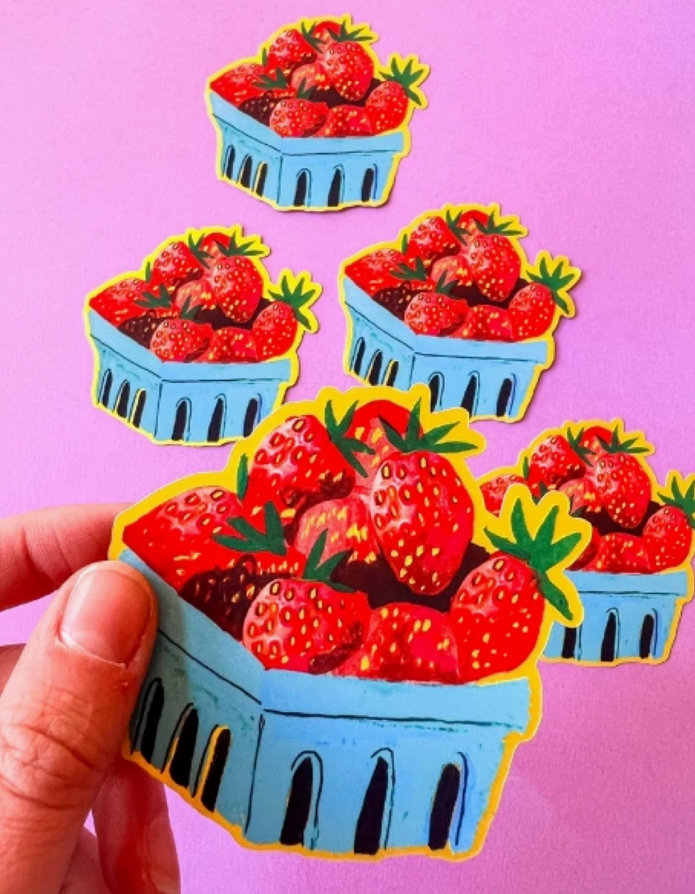 Strawberries Sticker