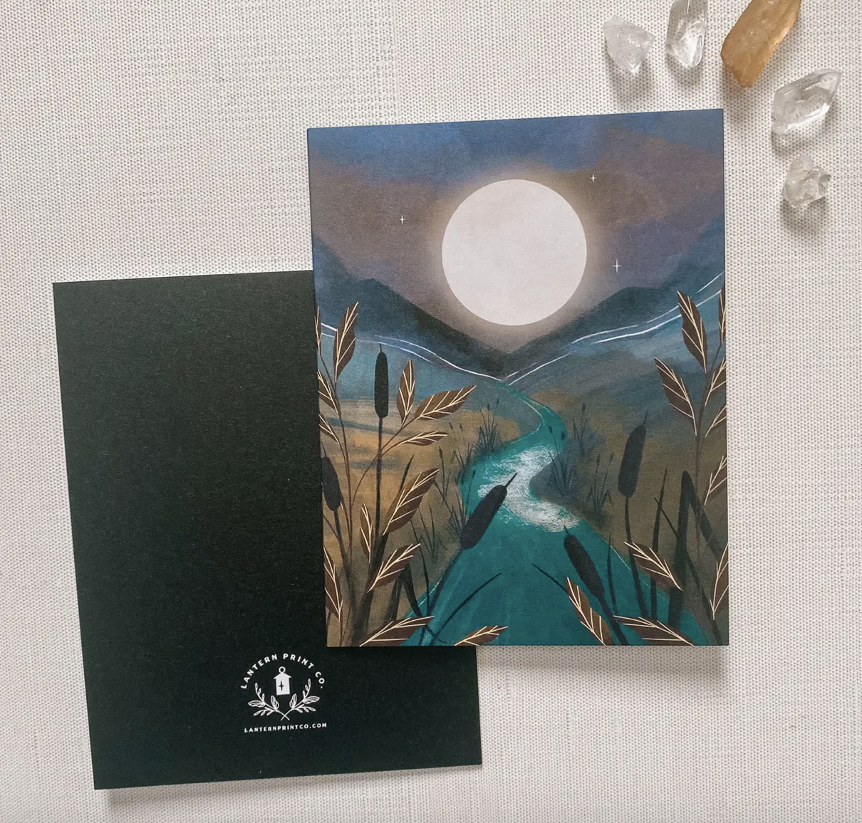 Moon River Greeting Card