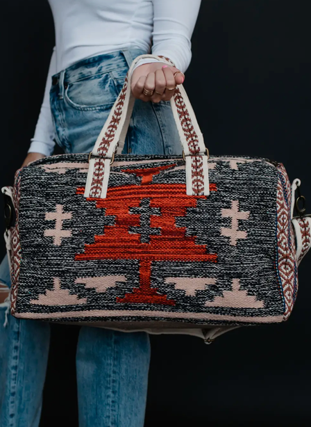 Aztec Woven Duffles