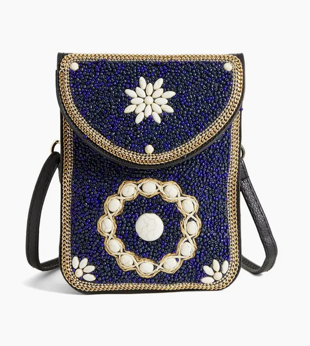 Mosaic Beaded Crossbody