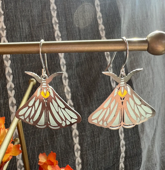 Luna Moth Earrings