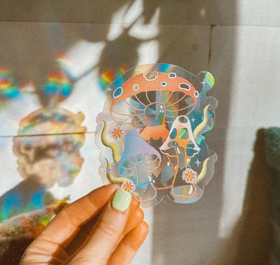 Mushroom Sun Catcher