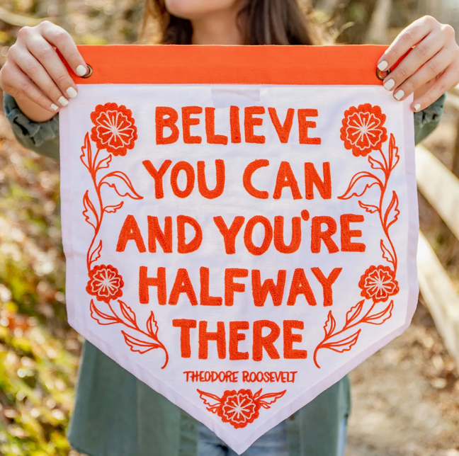 Believe You Can Canvas Banner