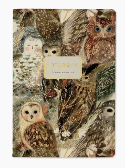 Forest Owls Notebook Set