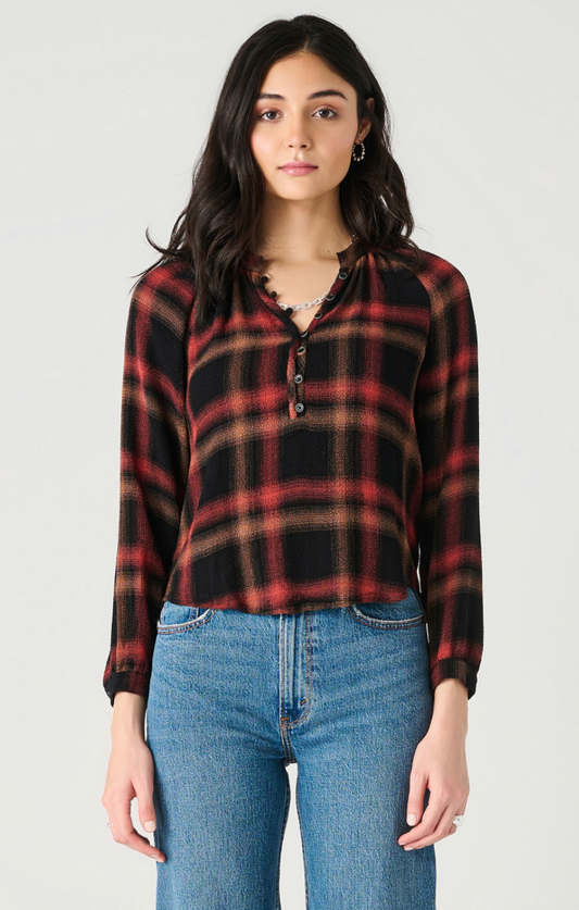 Fall Plaid Top