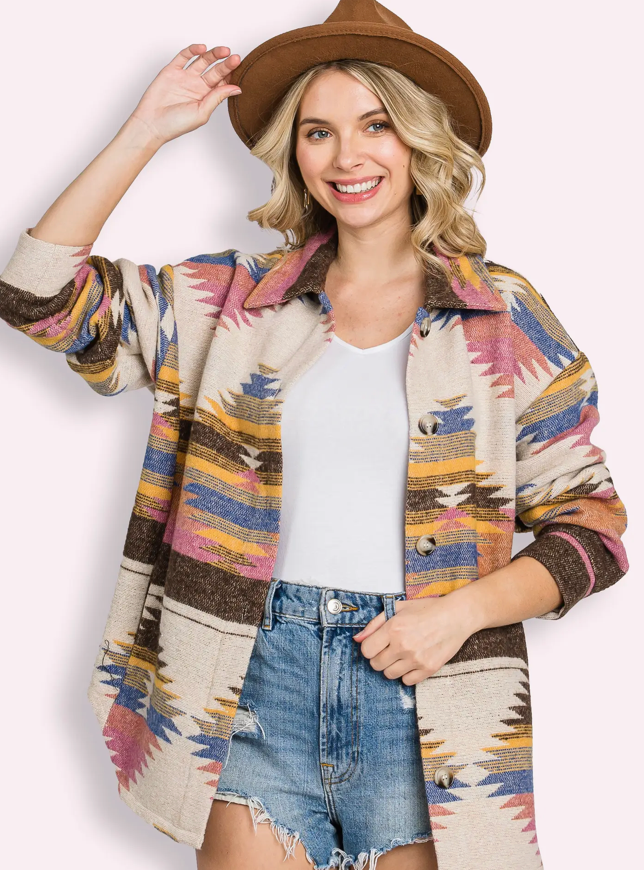 Bright Aztec Jacket