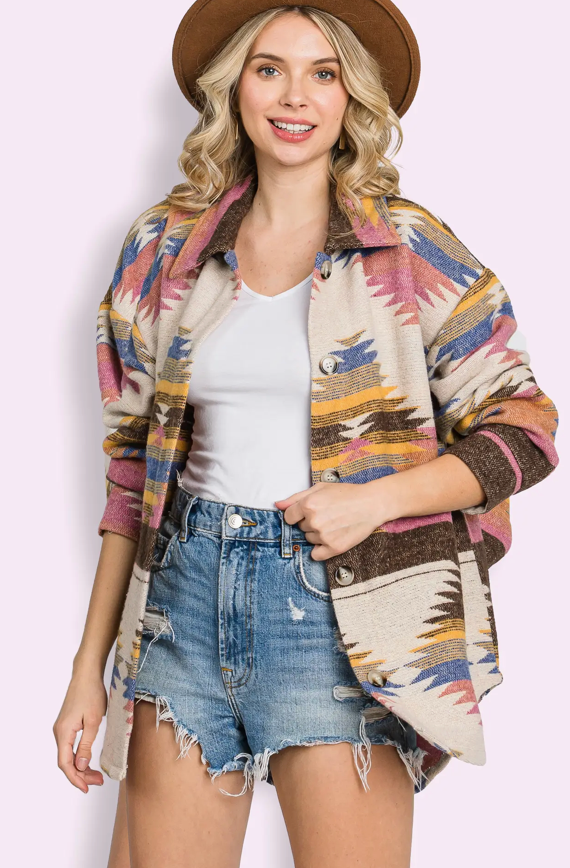 Bright Aztec Jacket