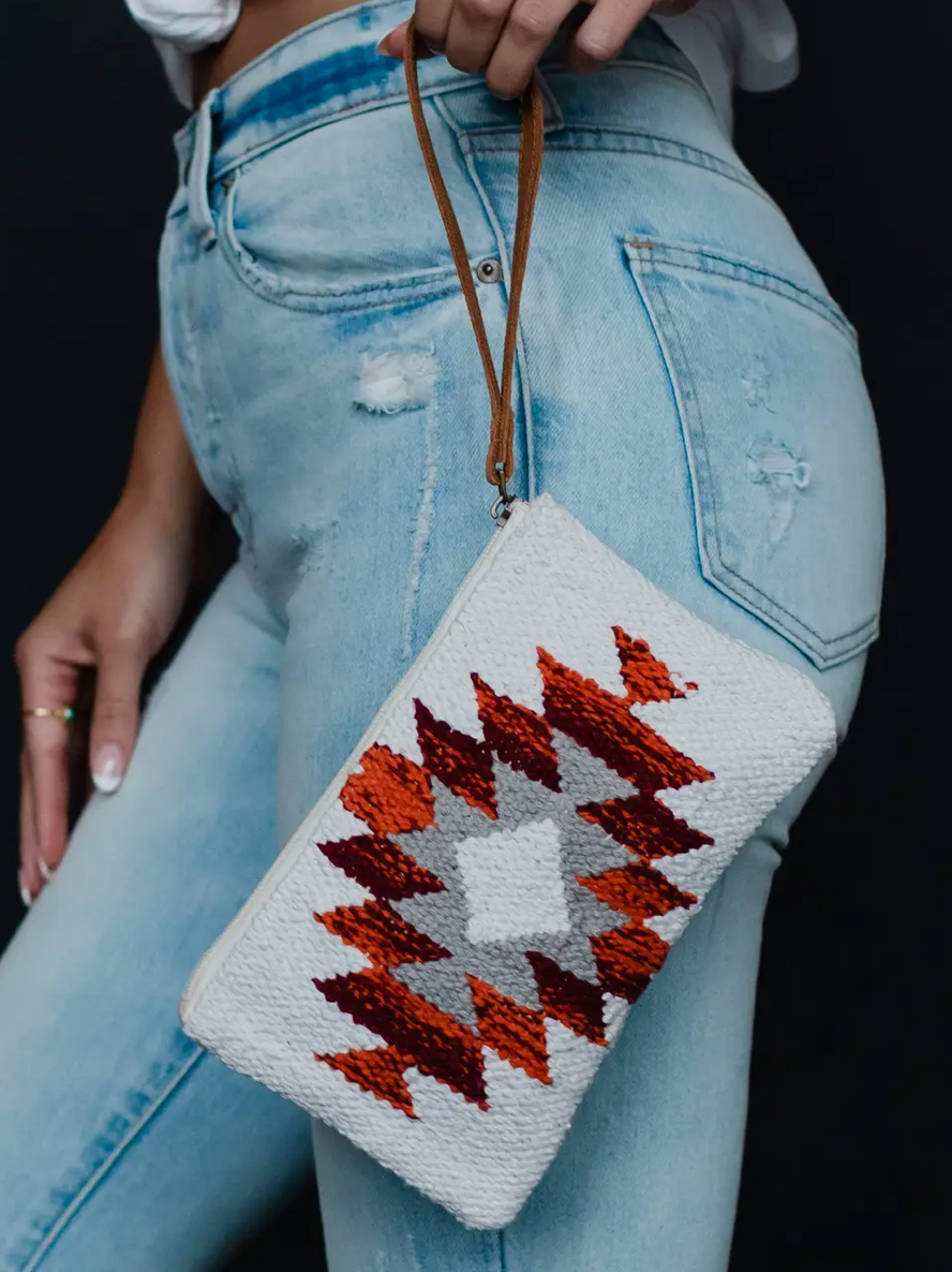 Aztec Wristlet