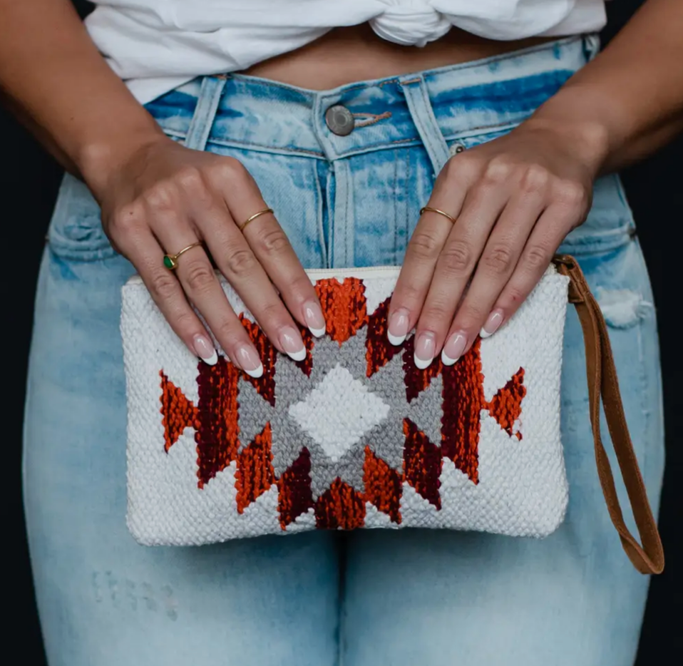 Aztec Wristlet