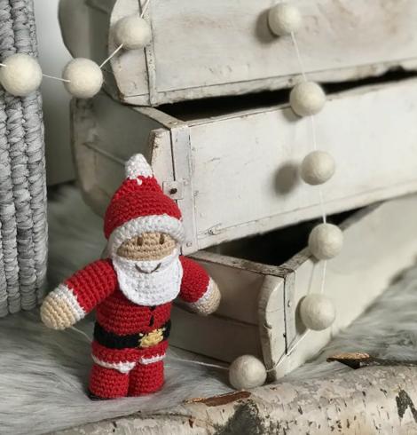 Santa Crochet Rattle